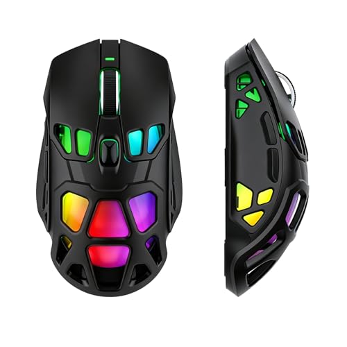 Ratón inalámbrico 12000 DPI Garsent X9pro con 7 botones programables y carga tipo C 7