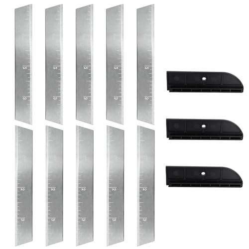 VKQ 10-Pack 3-7/8 inch Handi Cut Replacement Blades and 3pcs Anvils