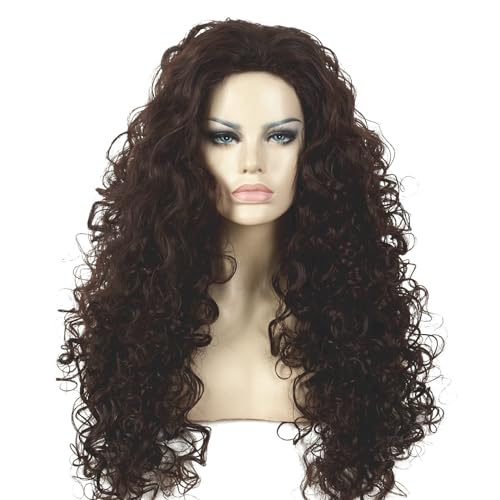 Aimole Long Curly Synthetic Wigs Heat Resistant Hair Cosplay Women Wig (2-33)