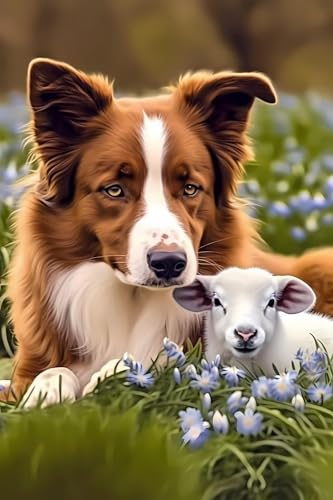 CUEAEAD Diamond Painting Kit Border Collie
