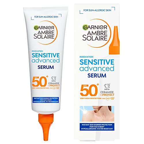 Garnier Ambre Solaire Sonnencreme LSF 50+ Sensitive Advanced Serum, 125 ml – Ansicht 1