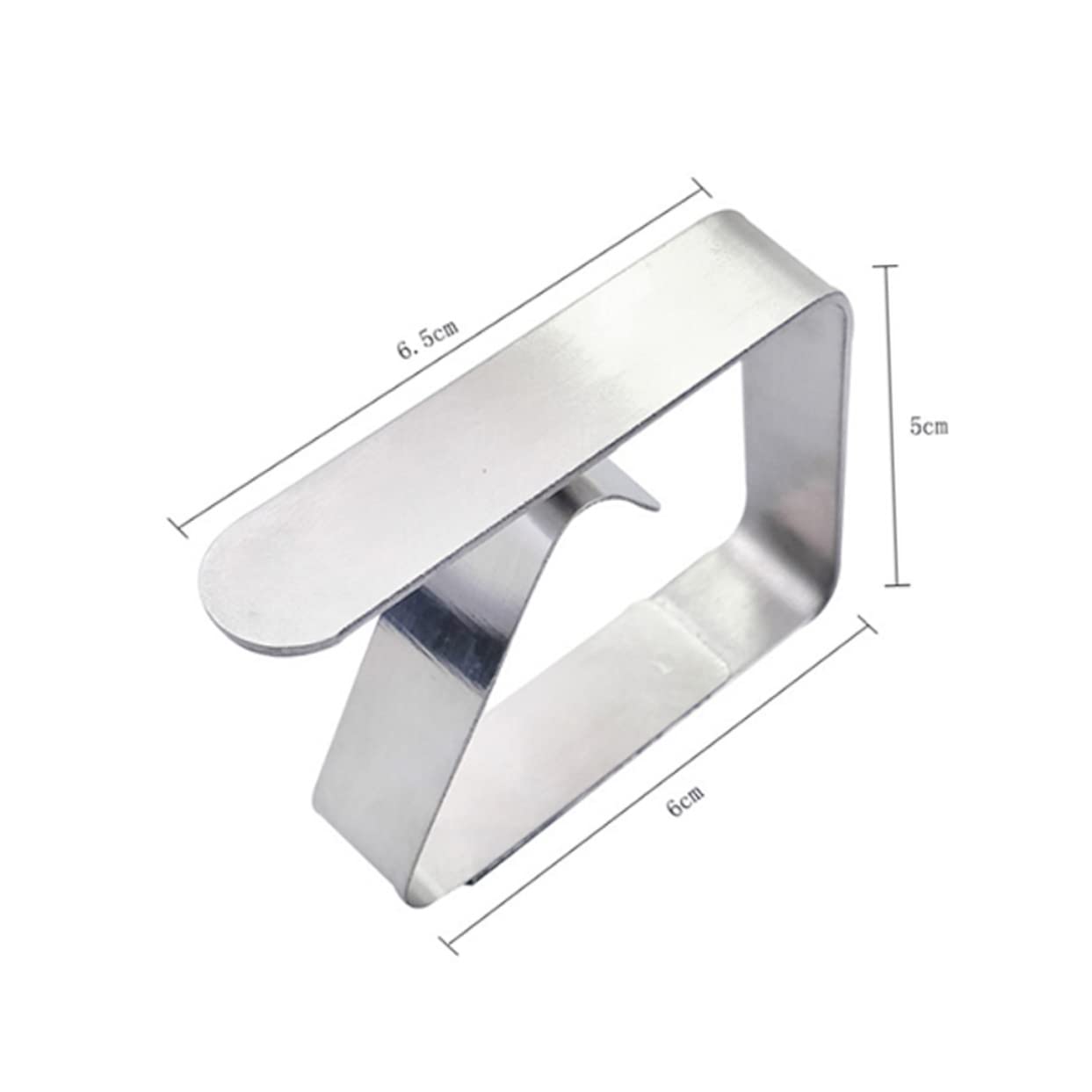 MAGICLULU 12 Pezzi Clip Fermatovaglia in Acciaio Inossidabile Regolabili, Resistenti e Sicure Contro Vento, per Tovaglie da Tavola in Campeggio e Ristoranti