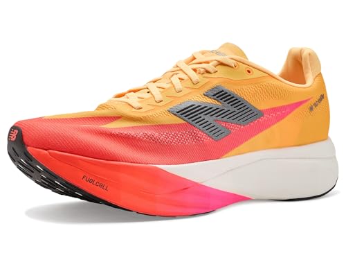 New Balance �����Y FuelCell Supercomp Elite V5, �^���W�F�����q�[�g/�z���C�g�s�[�`, 28.5 cm