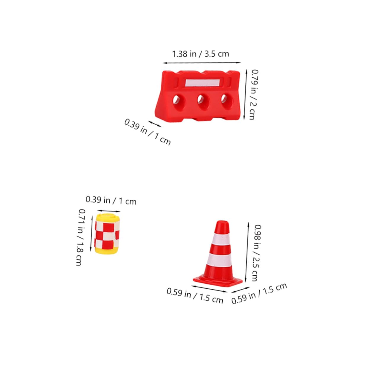 NOLITOY Ensemble de 36 Mini Cônes de Signalisation en Plastique Éducatif Interactif Parent-garçon et Filles pour Garçon et Filles, pour Anniversaire et Apprentissage Ludique