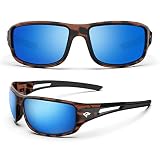 TOREGE Polarized Sports Sunglasses for Men Women Cycling Running Driving Fishing Golf Baseball Glass