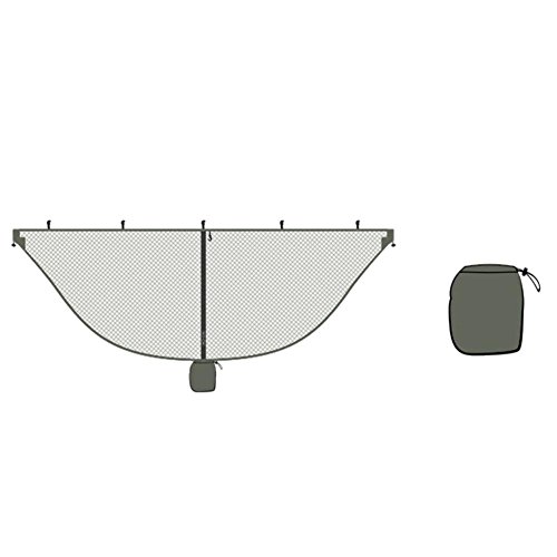 iBaste_S Hammock Bug Net Outdoor Camping Mosquito Netting Cover No-See-Ums Polyester Fabric for 360 Degree Protection, Dual Sided Diagonal Zipper for Easy Access, Fits All Hammocks