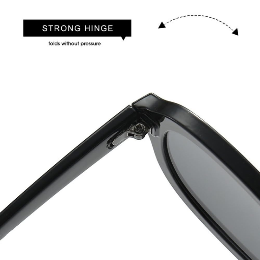 Gafas de sol ovaladas de montura pequeña estilo retro para mujer y hombre, ideales para viajes de verano