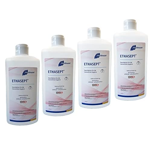 Händedesinfektion | Meditrade Ethasept | Hand Desinfektion | 4 x 500 ml Flasche