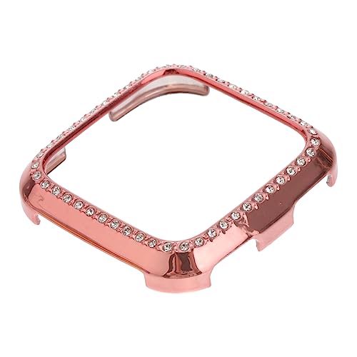 OSALADI Smart Watch Shell Case Bling Watch Anti-scratch Cover Crystal Watch Cover Womans Watch Face Protector Watch Bumper Relojes Para Mujeres Reloj Inteligente Pink Intelligent Miss Dial