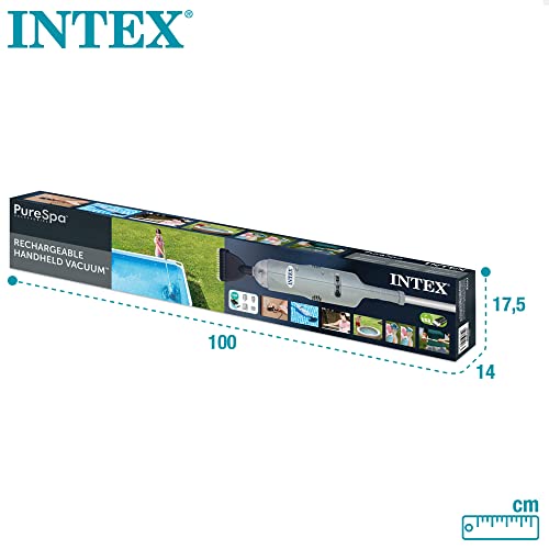 Miniatura 6 de Intex 28620np - Limpiafondos Manual, Aspirador Piscina , Aspirador De Fondo De Piscinas, Autonomía 50 Minutos, 2 Cepillos Intercambiables, Tubo Telescópico 2,39 Cm