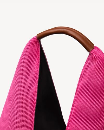 Image of NEWBELLA Anne Knitted Shoulder Hobo Bag City Chic Sporty Women Hobo Handbags,Hot Pink