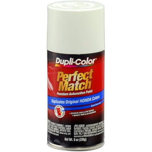 Dupli-Color BHA0978-6 PK (EBHA09787-6 PK) Taffeta White Perfect Match Automotive Paint For Honda Vehicles - 8 oz. Aerosol, (Case of 6)