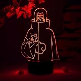 Otaku Lamps Itachi Genjutsu Naruto – Anime Night Light, 16 Color RGB LED – Gift for Otaku