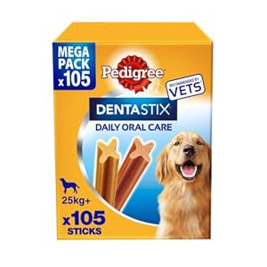 Pedigree DentaStix Daily Dental Chews, 105 Stäbchen