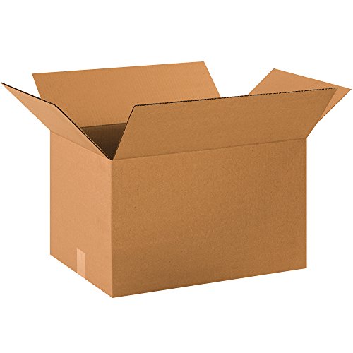 Image of Partners Brand P20141240PK Corrugated Boxes, 20 inch L x 14 inch W x 12 inch H, Kraft (Pack of 40)