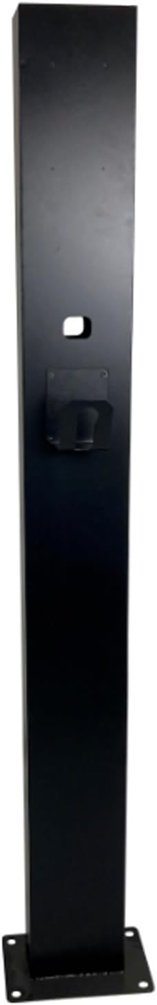 Outdoor EV Charger Stand - Freestanding Electric Vehicle Charging Station with Connector Hook, Weather-Resistant Design for All Conditions, Durable and Stable Charging Pedestal.