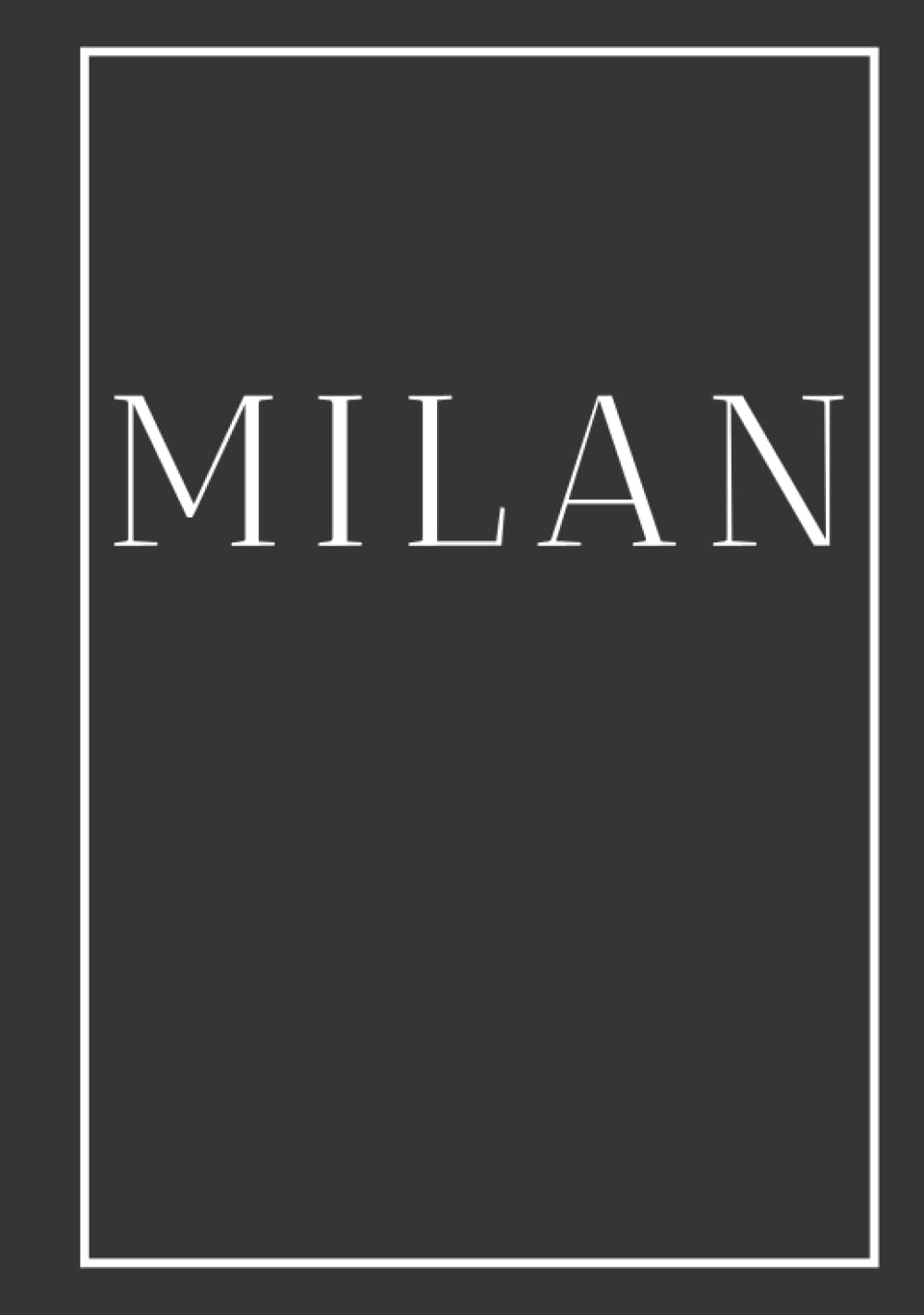 Milan: A decorative book for coffee tables, end tables, bookshelves and interior design styling | Stack city books to add decor to any room. ... or as a gift for interior design savvy people Hardcover – 29 Oct. 2021
