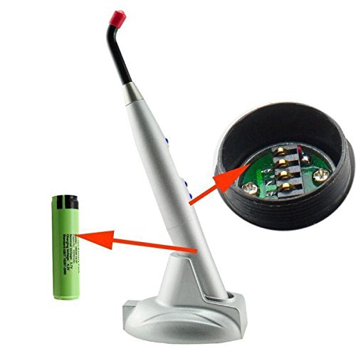 BoNew USA Dental 10W Cordless LED Light Lamp 2000mw for Teeth Whitening Silver
