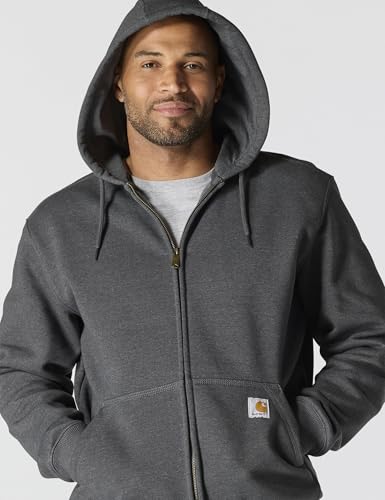 Image of Carhartt Men's Big & Tall Rain Defender Paxton Heavyweight Hooded Sweatshirt