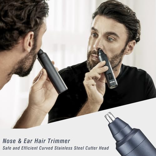 Aesfee AF-8098 Beard Trimmer For Men Barbers Grooming Kit - Pro 5-In-1 Electric Foil Shavers Hair Clippers Set thumb #5