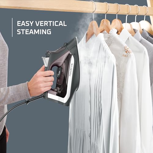 Image of Rowenta Access Steam Iron, Clothes Iron with Steamer, Vertical Steaming, Maximum Steam Distribution, Anti-Drip Protection, Cinamon