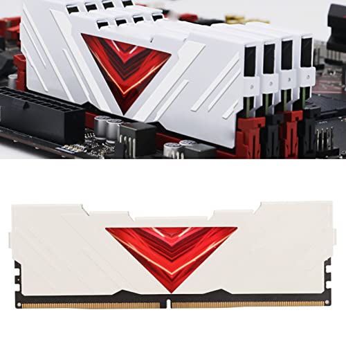 Image of 16GB DDR5 RAM, DDR5 4800MHz RAM Plug and Play Practical for Desktop Computer (White)
