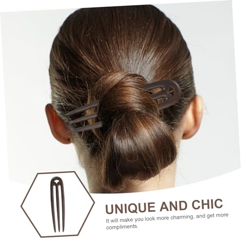 Épingles à cheveux en bois vintage pour un chignon bohème lors de vos soirées et mariages