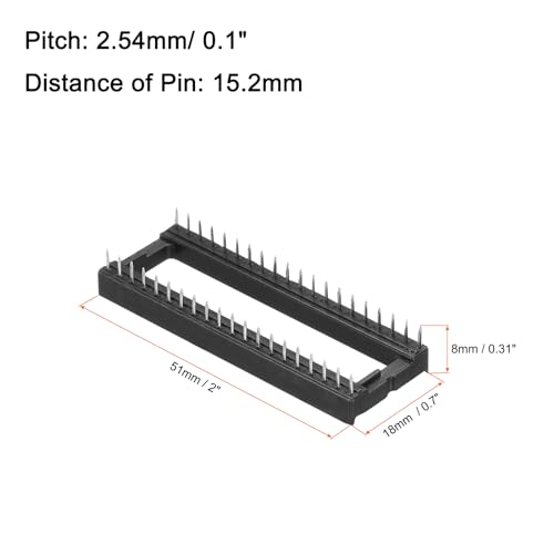 Base DIP IC de 40 pines Meccanixity para reparar placas de electrodomésticos y proyectos escolares 2