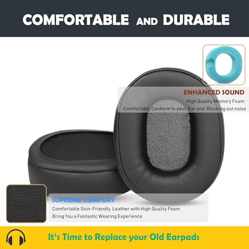 Image of Stealth 700 Xbox PS4 Earpads Cushion Replacement for Turtle Beach Stealth 600 /700 Xbox PS4 Headsets Ear Cushions with Protein Leather and Memory Foam