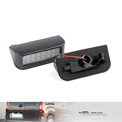 NSLUMO LED Genuino Posteriore Targa Luce per Opel