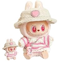Xiujuers Bekleidung für 17cm Plüsch, Kuscheltier Kleidung Outfit nur Bekleidungs zubehör für 17cm Plush Pullover Hoodie Bekleidung DIY Kinder Geschenke