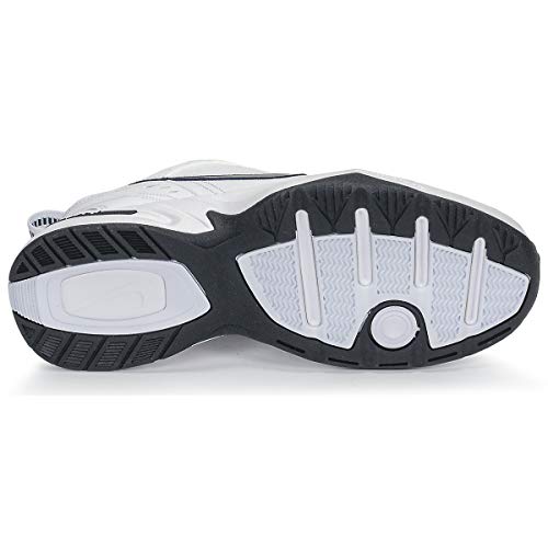 Nike Tênis masculino Air Monarch IV Cross Trainer, Branco/Cinza, 11.5