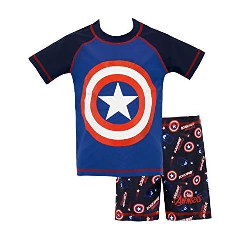 Maillot de Bain Captain America Marvel Cover