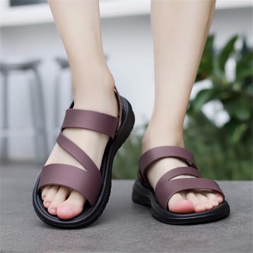 Men’S Outdoor Slippers Comfortable Casual Beach Shoes Non-Slip Leisure Roman Style Breathable Slip-On Sandals4