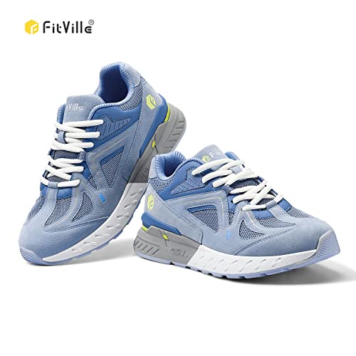 Image of FitVille Extra Wide Walking Shoes for Men Wide Width Sneakers for Flat Feet Arch Fit Heel Pain Relief - Rebound Core
