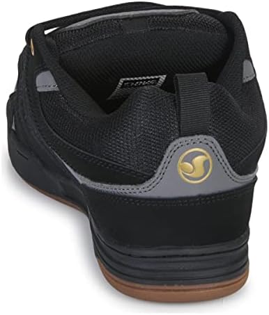 DVS Men's Primo Skate Shoe, Black/Charcoal/Gold, 11 | Image 4