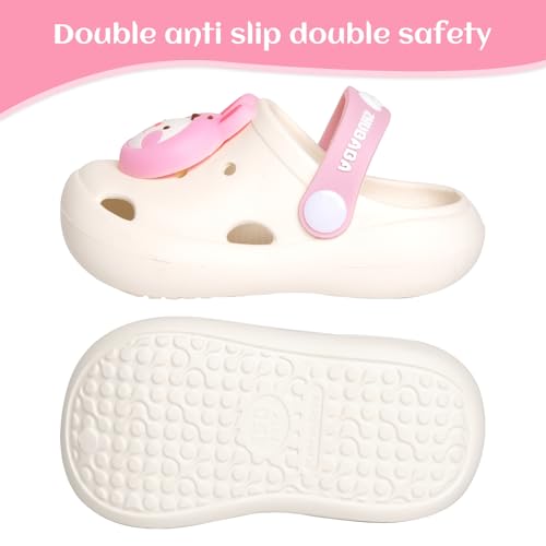 Image of Toddler Little Kids Clogs Slippers Sandals, Non-Slip Girls Boys Clogs Slide Lightweight Garden Shoes Slip-on Beach Pool Shower Slippers