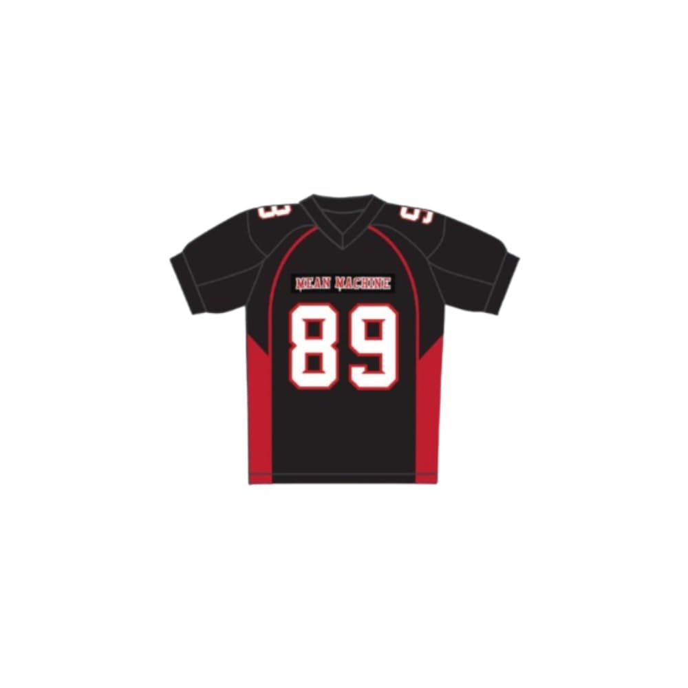 T Crews 89 Cheeseburger Eddy Machine Convicts Football Jersey Sewn Custom Any Name Number