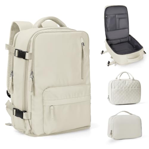 Image of coowoz Carry On Backpack Women Men Travel Backpack Airline Approved Laptop Backpack Sport Rucksack