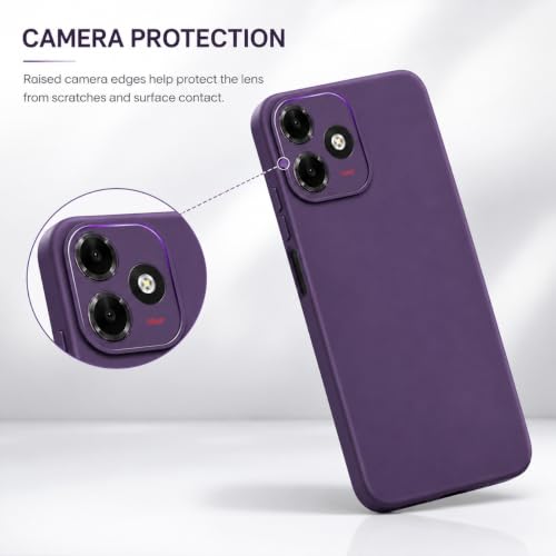 Image of FIRST MART Matte Silicone Back Cover for Oppo A6c - Purple