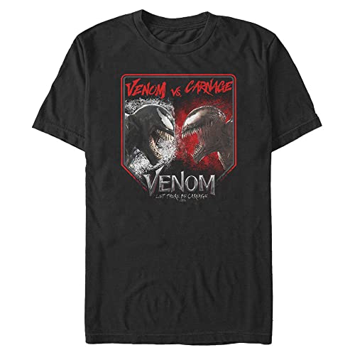 T-shirt Venom Marvel pour homme grande taille 3XL noir imprimé combat Carnage