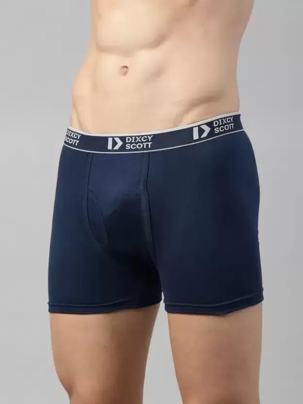 Image of Dixcy Scott Men Cotton Trunks (Color & Print May Vary)
