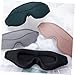 Beaupretty Memory Foam Eye Mask Sleep Eye Mask for Sleep Contoured Blindfold Block Out Light Comfortable for Indoor Outdoor