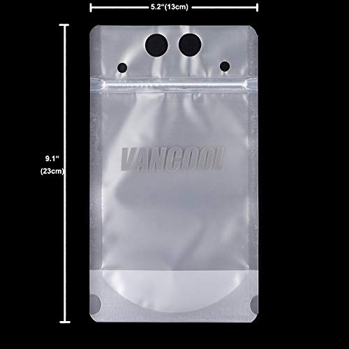 70 STKS Clear Drink Zakjes Tassen Sap Verzegelde Zak Heavy Duty Hand-held Doorschijnbare Rits Plastic Zakken Drinkzakken met 70 STKS Kleurrijke Rieten - Image 7