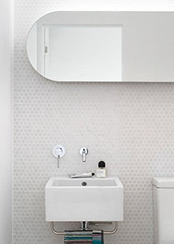 White 2" Hexagon Porcelain Mosaic Floor And Wall Backsplash Kitchen Bath #TOP6