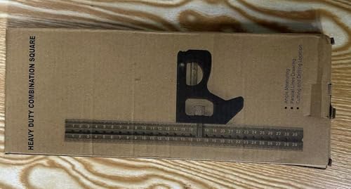 Combination Set Square, Preciva Carpenter Engineer Marking Gauge 45/90 Degrees with Bubble Level, Adjustable Carpenters Square Woodworking Rule, 12inch/300mm Measuring Tool 9 Combination Set Square, Preciva Carpenter Engineer Marking Gauge 45/90 Degrees with Bubble Level, Adjustable Carpenters Square Woodworking Rule, 12inch/300mm Measuring Tool - Image 9