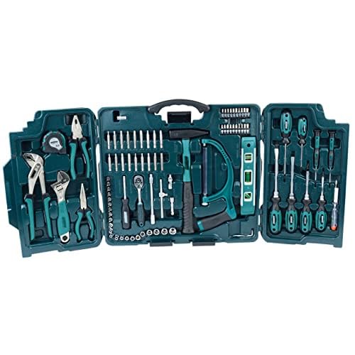 Brüder Mannesmann M29085 Premium Universal und Haushalts-Werkzeugkoffer, 89-tlg