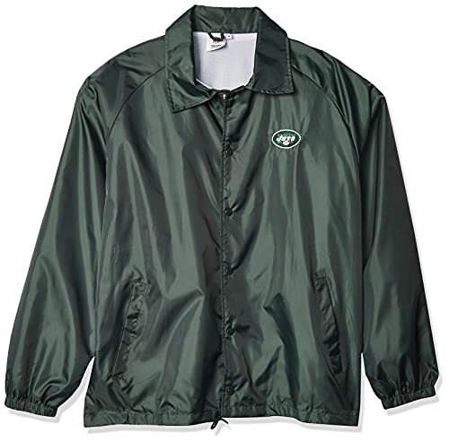 Image of Men's Royal Buffalo Bills Coaches Classic Raglan Full-Snap Windbreaker Jacket