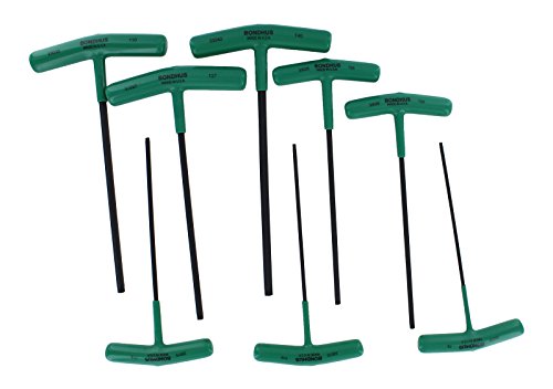 Bondhus Metric And Inch Ball Driver Hex And Star 26 Piece T-Handle Sets With Stand - Bondhus 13189, Bondhus 13190, Bondhus 33034 #TOP7
