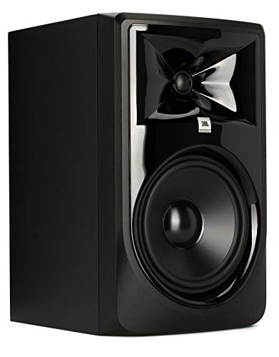 JBL Professional 308P MkII 8-Inch, 2-Way, Powered, Active Monitor Speaker for Near Field Music Production, Studio Monitor, Desktop Computer, Hi-Fi Audio. Sold individually, Black
